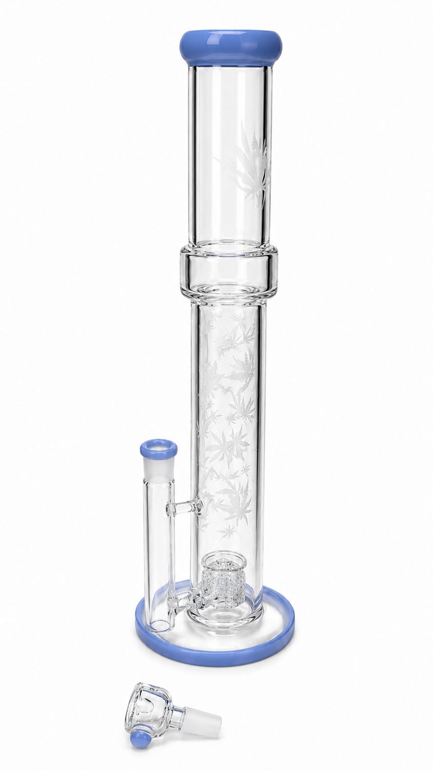 Pulsar Double Wall Perc Tube Water Pipe | 16.75″ | 14mm F