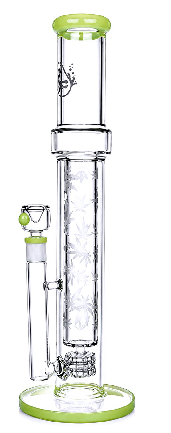 Pulsar Double Wall Perc Tube Water Pipe | 16.75″ | 14mm F