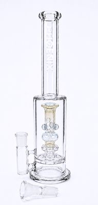 Phoenix Rising Marble Perc Water Pipe - 13.75"/19mm F