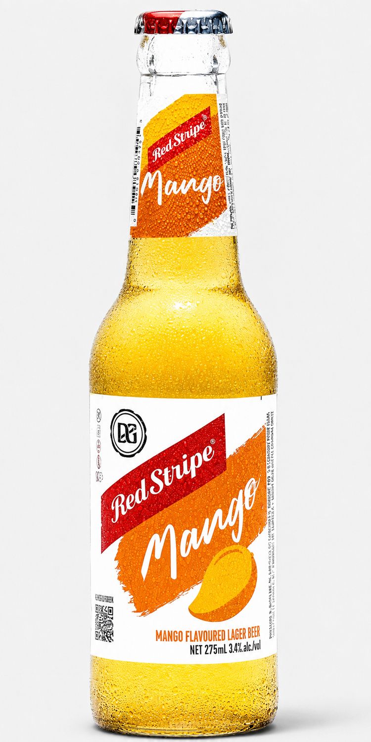 Red Stripe Flavored Beer (275ml), Flavour: Mango