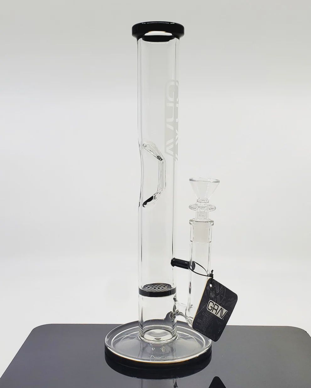 GRAV Labs 12" Straight Tube with Honeycomb Perc and Ice Catch