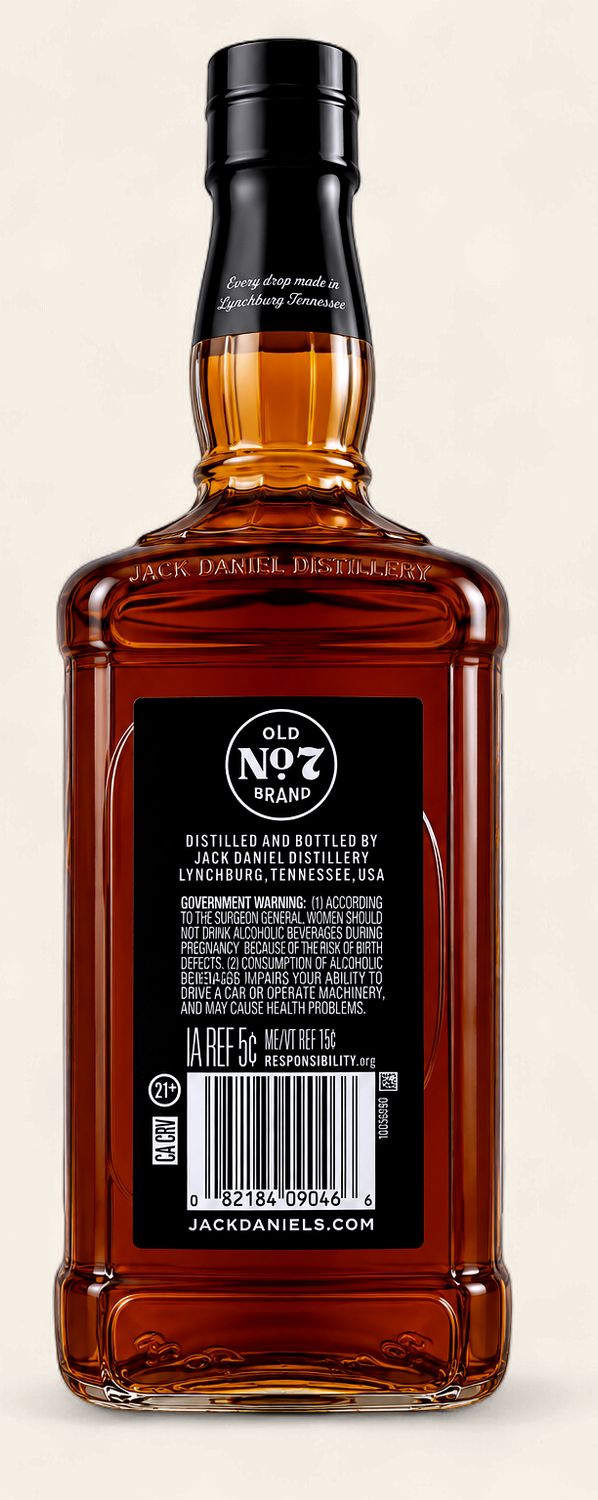 Jack Daniels Whiskey (750ml)