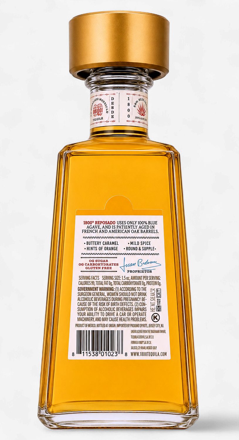 1800 Reposado Tequila (750mL)