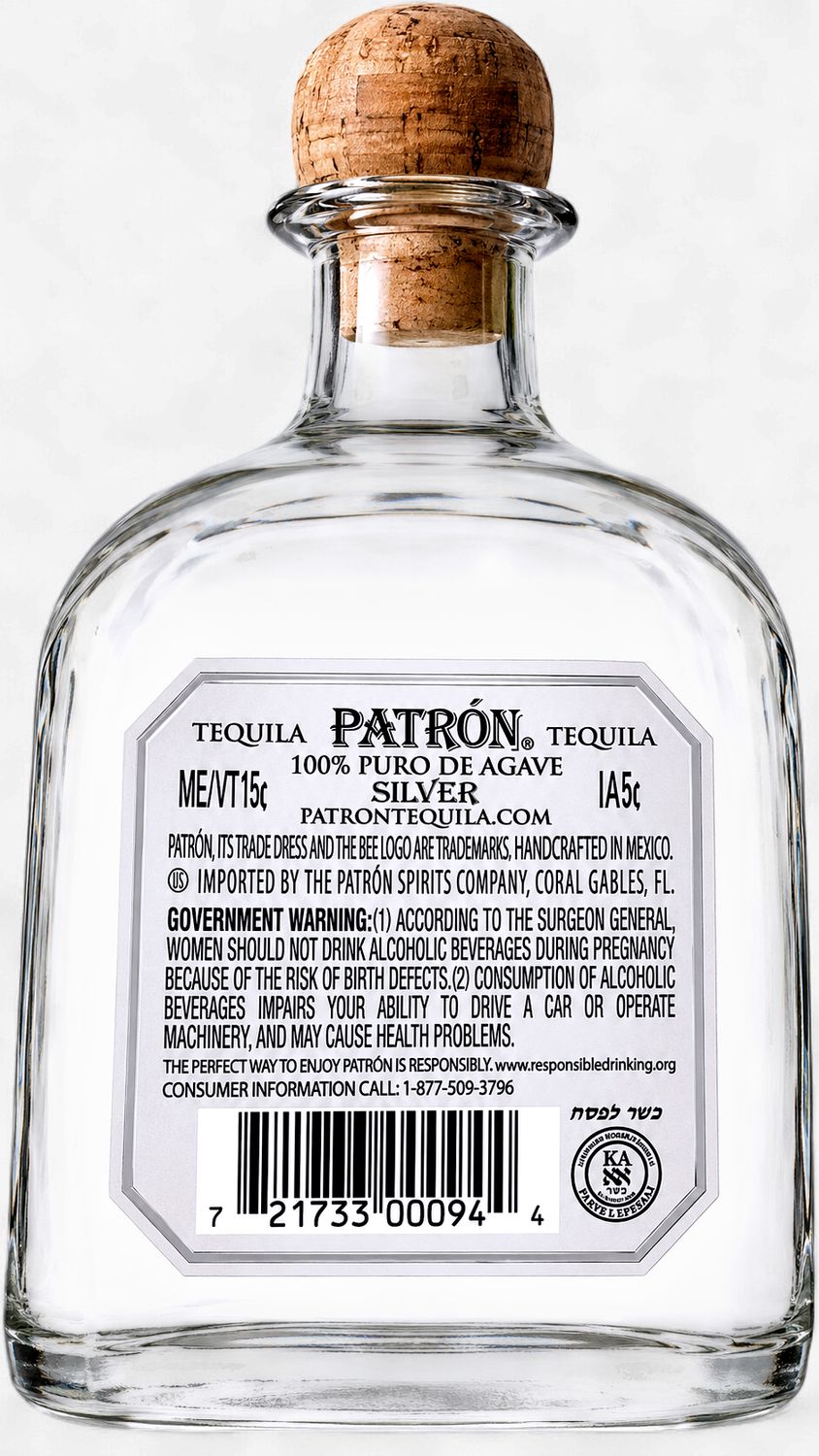 Patrón Silver Tequila (375ml)