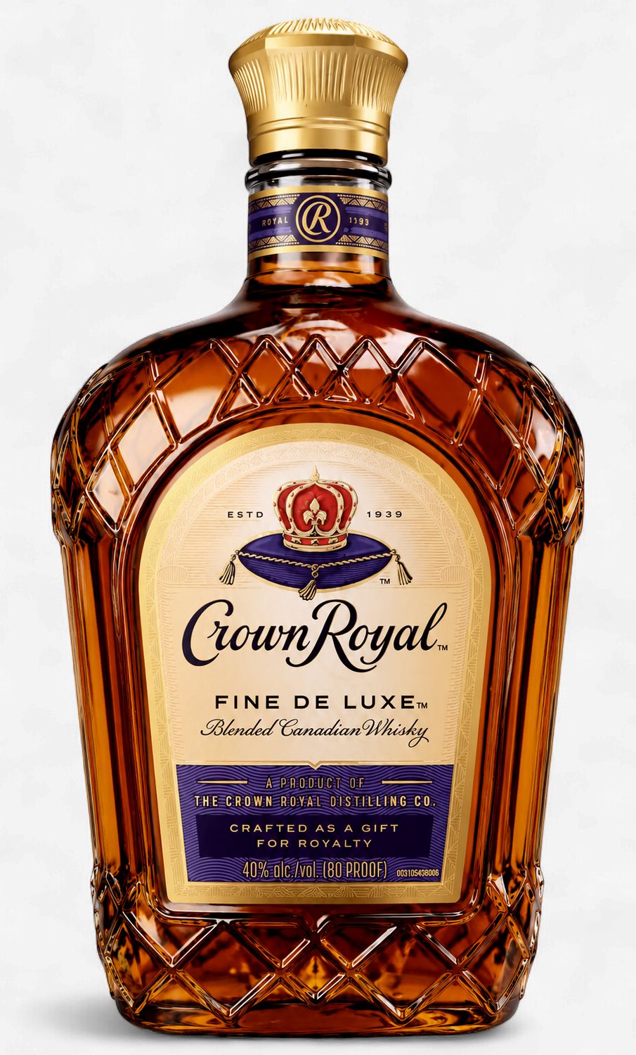 Crown Royal Fine Deluxe Blended Canadian Whisky (750mL)