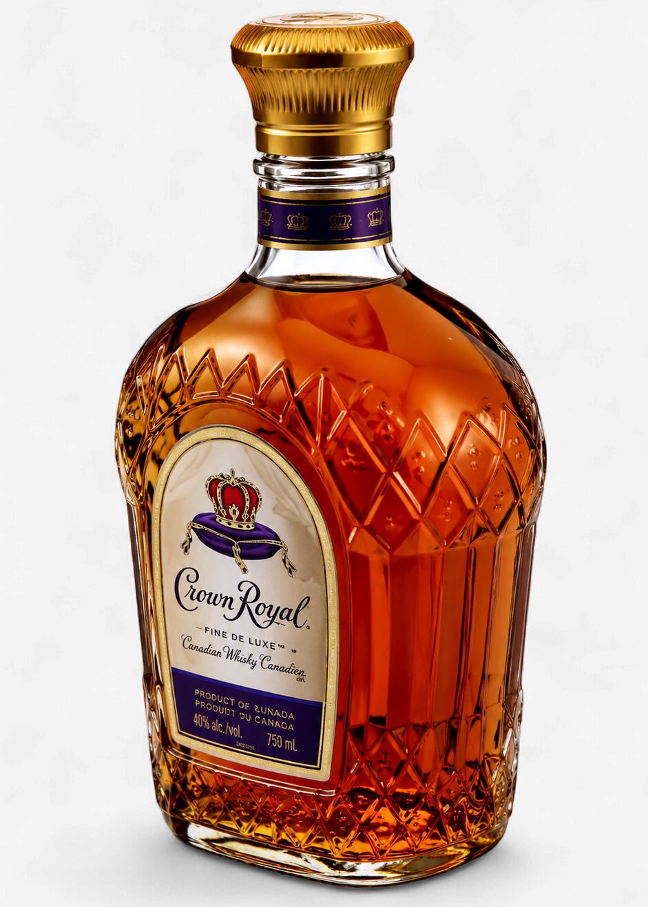 Crown Royal Fine Deluxe Blended Canadian Whisky (750mL)