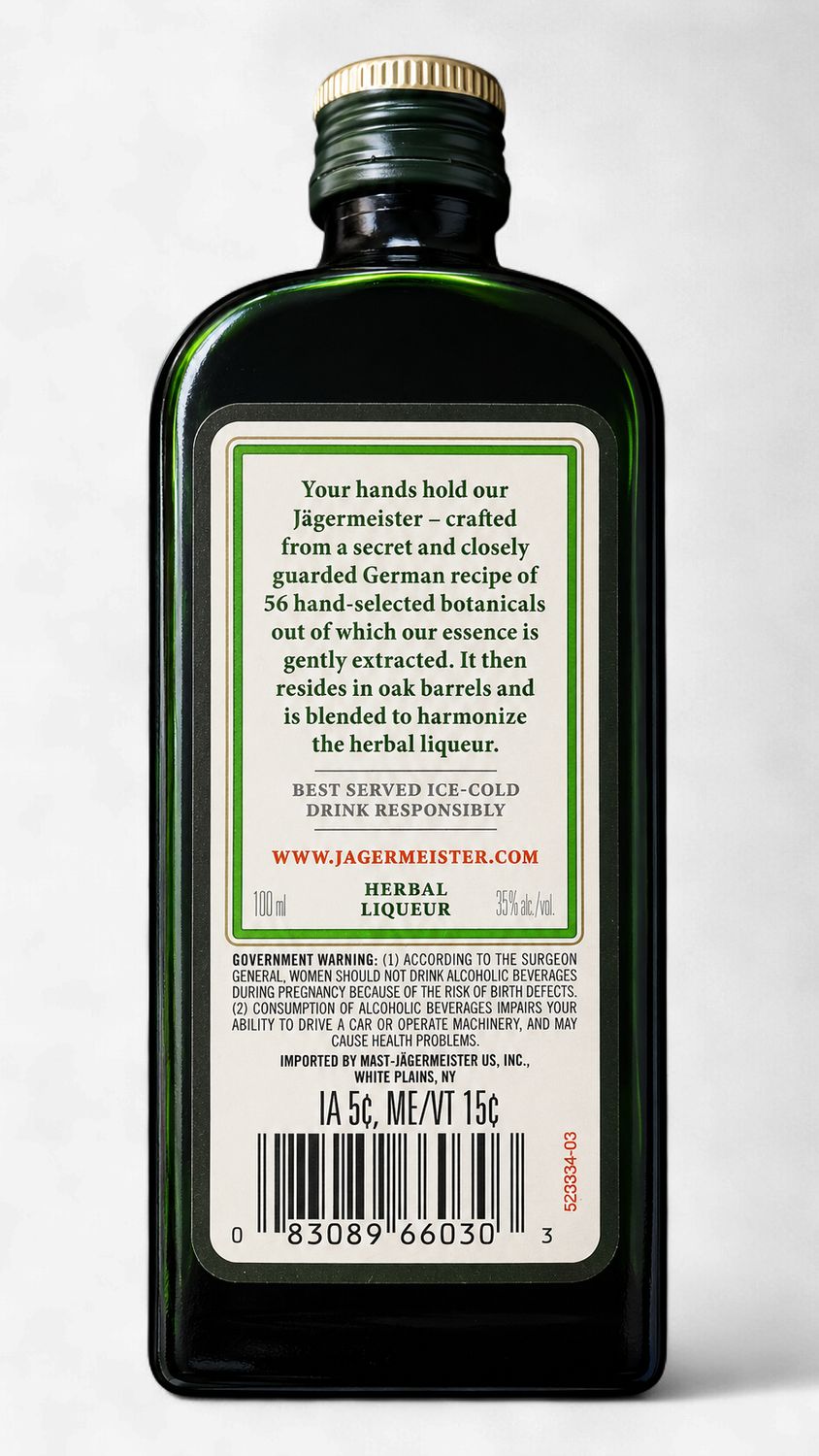 Jägermeister Herbal Liqueur (50ml &amp; 100ml)
