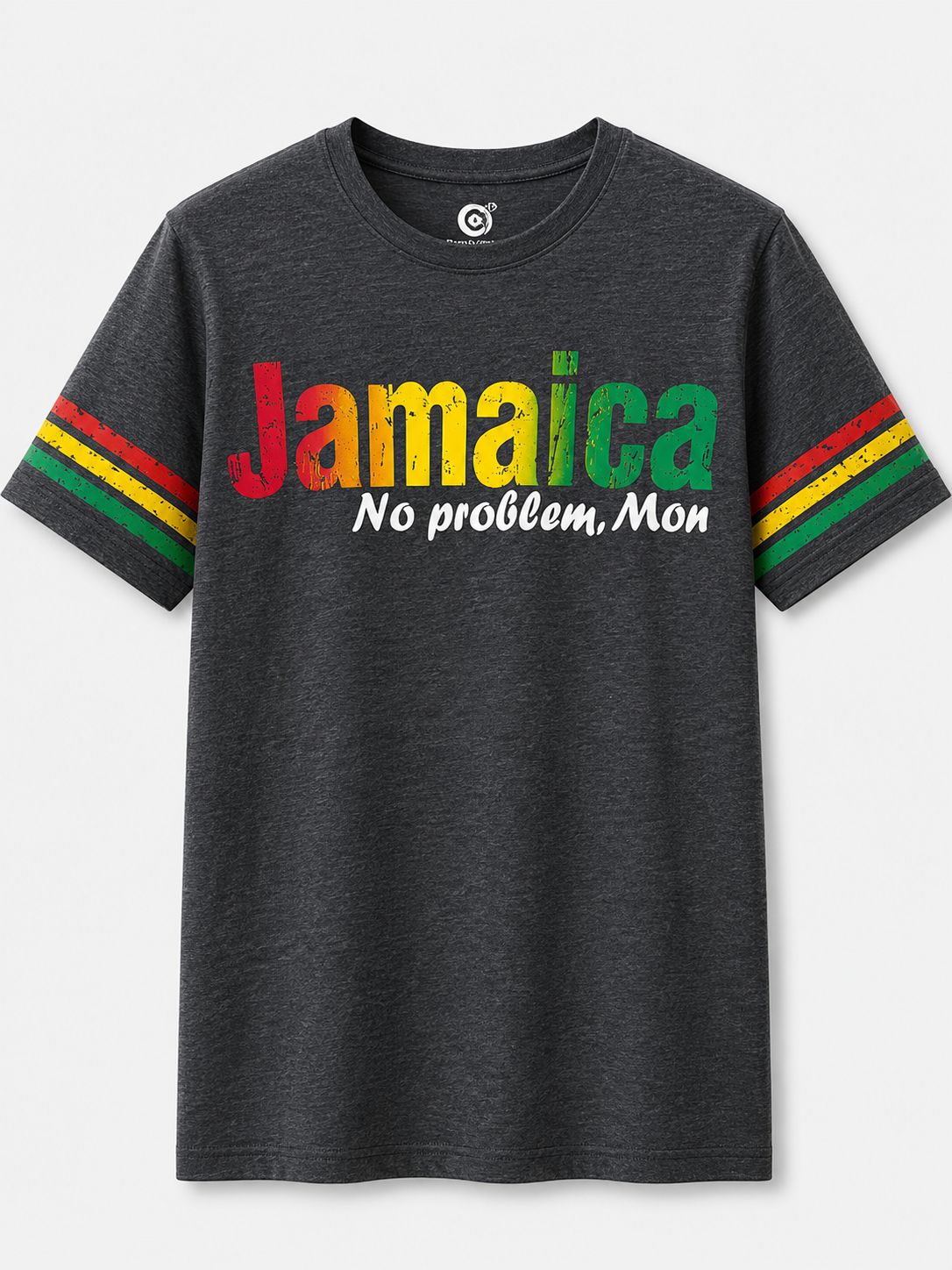 Jamaica No Problem Mon Rasta Stripe Unisex T-Shirt