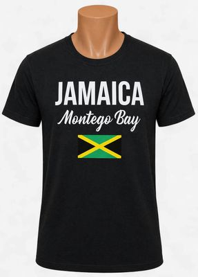 Jamaica Montego Bay Classic Flag Men’s T-Shirt