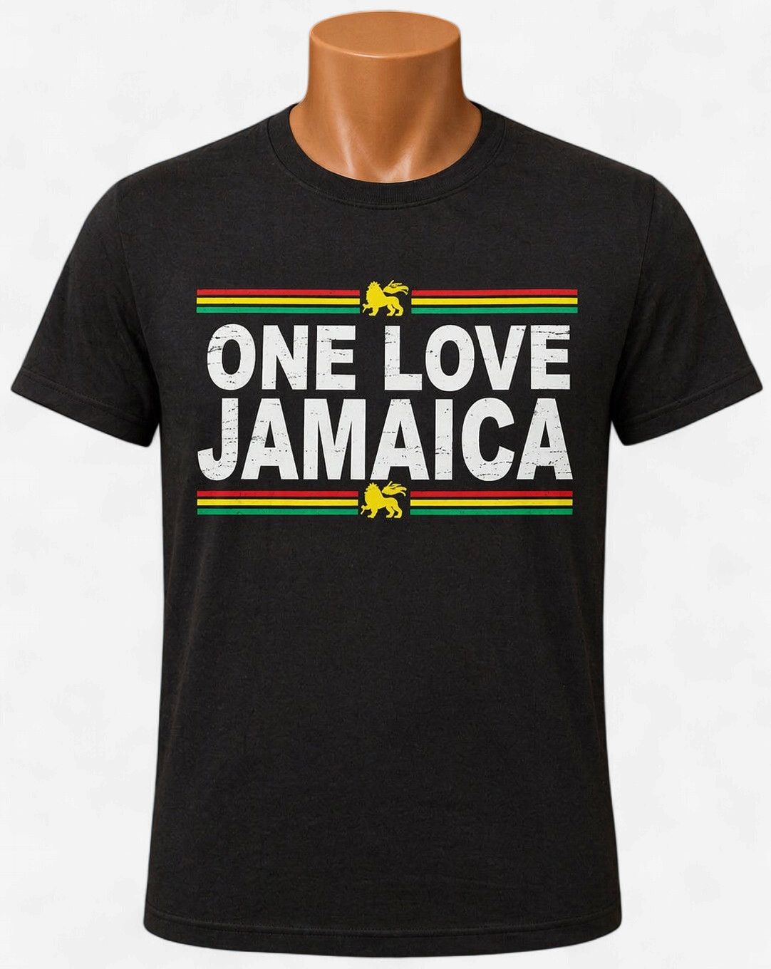 One Love Jamaica Classic Rasta Men’s T-Shirt – Choco