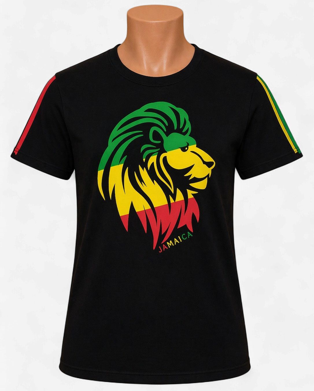 Jamaica Rasta Lion Swag Men’s Graphic T-Shirt