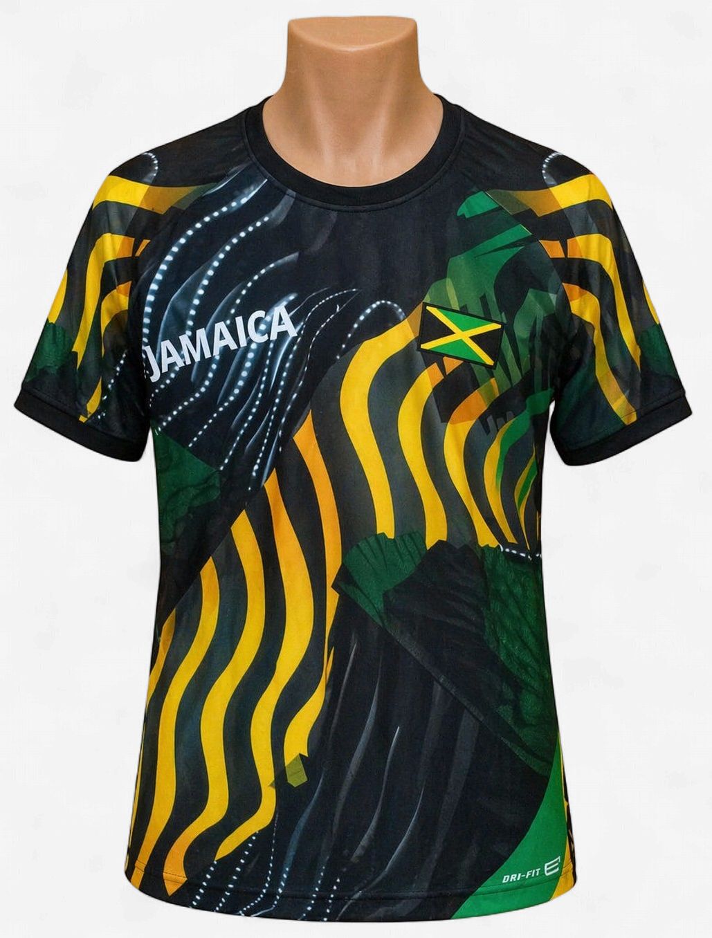 Jamaica Wave Fusion Unisex Jersey T-Shirt