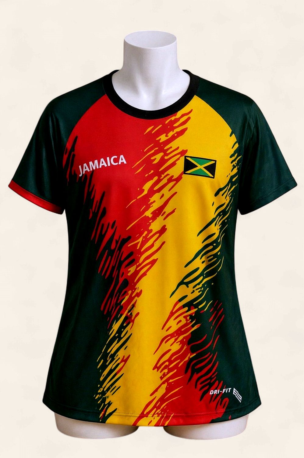 Jamaica Pulse Performance Tee – Dri-Fit Edition