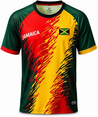Jamaica Pulse Performance Tee – Dri-Fit Edition