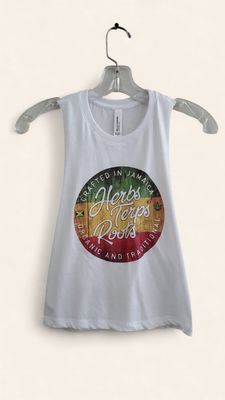 White HTR (ladies tank top)