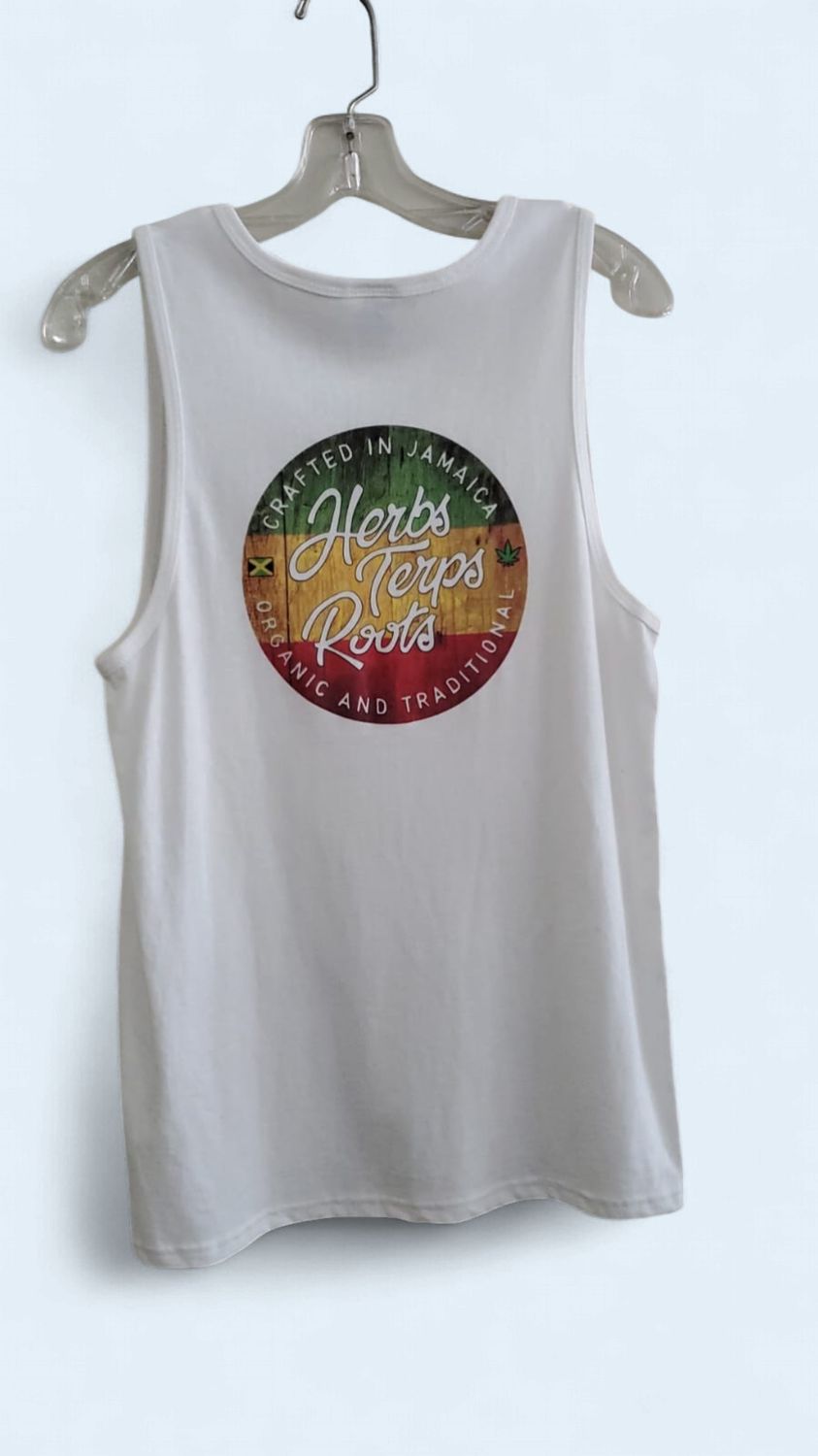 White HTR tank top