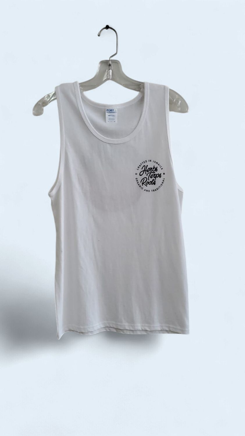 White HTR tank top