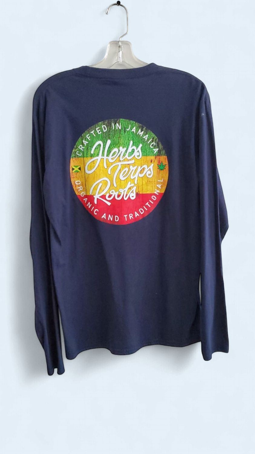 Blue HTR long sleeve shirt