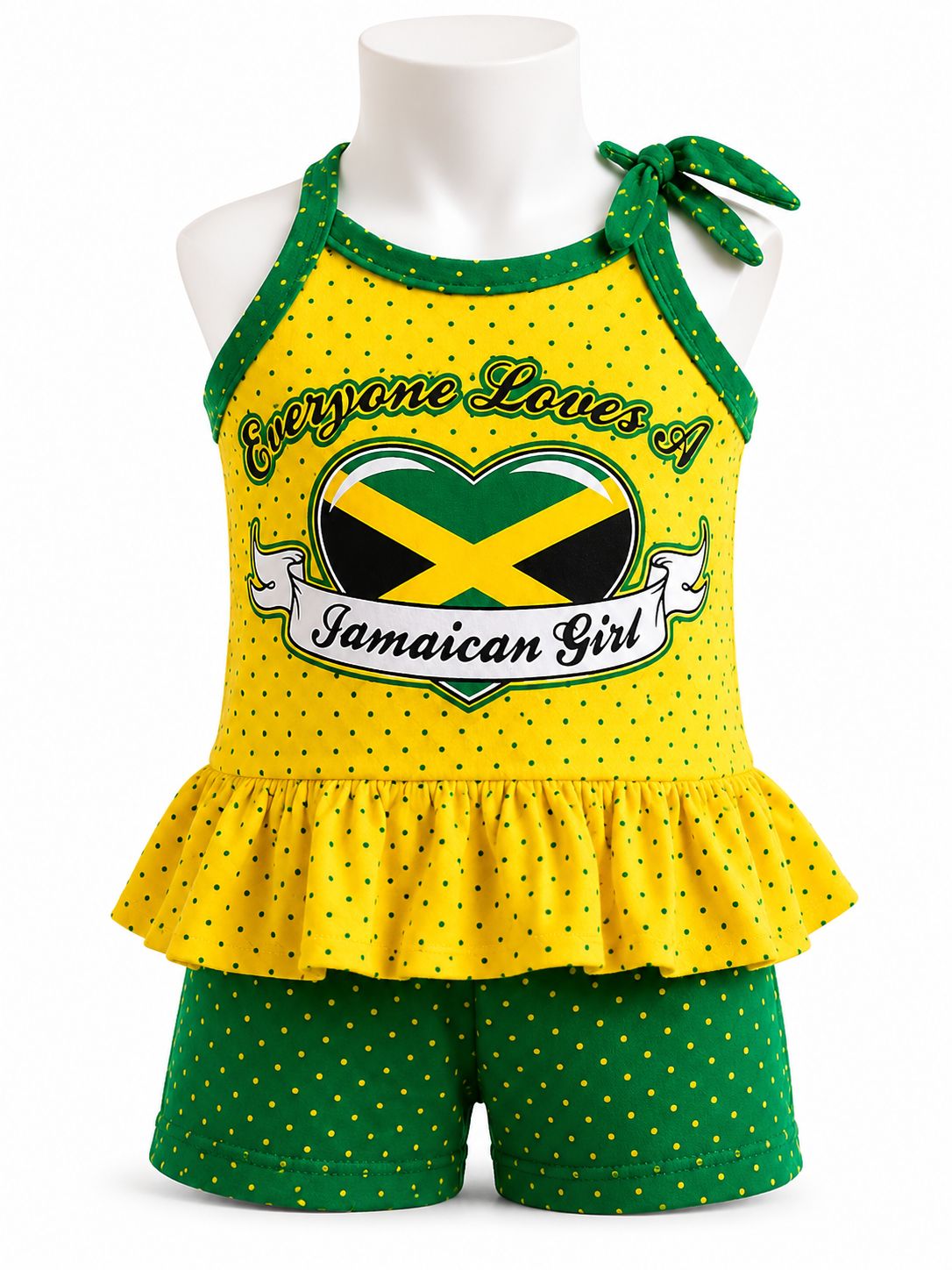 Everyone Loves a Jamaican Girl™ Toddler Outfit Set (sml)