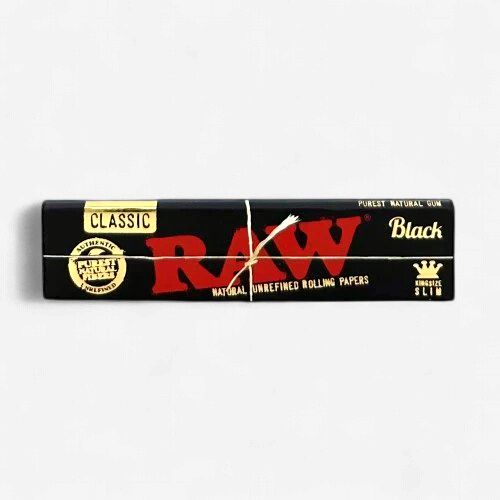 RAW Black Classic King Size Slim Rolling Papers