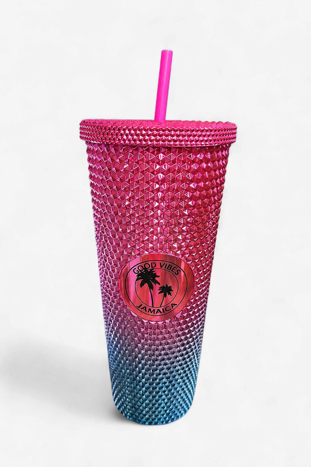 Jamaica One Love Studded Tumblers (24oz)