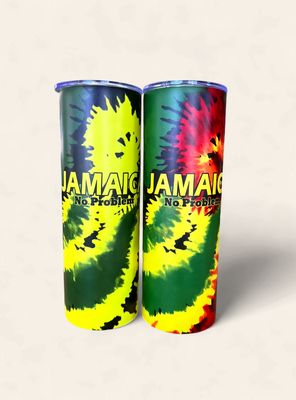 Jamaica " No Problem" Stainless Steel Tumbler - 20 oz