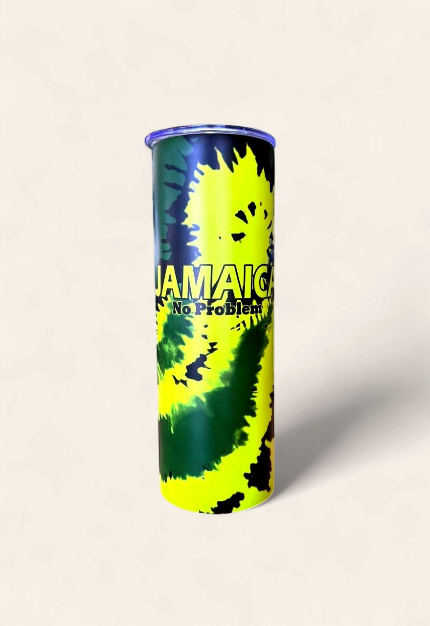 Jamaica " No Problem" Stainless Steel Tumbler - 20 oz