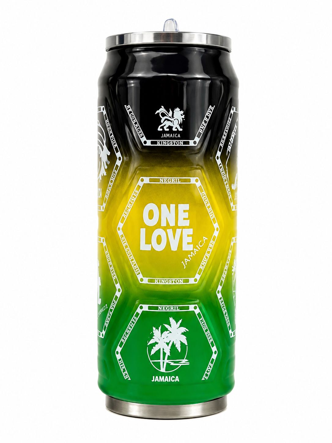 Jamaica 16 oz Insulated Can-Shaped Tumbler