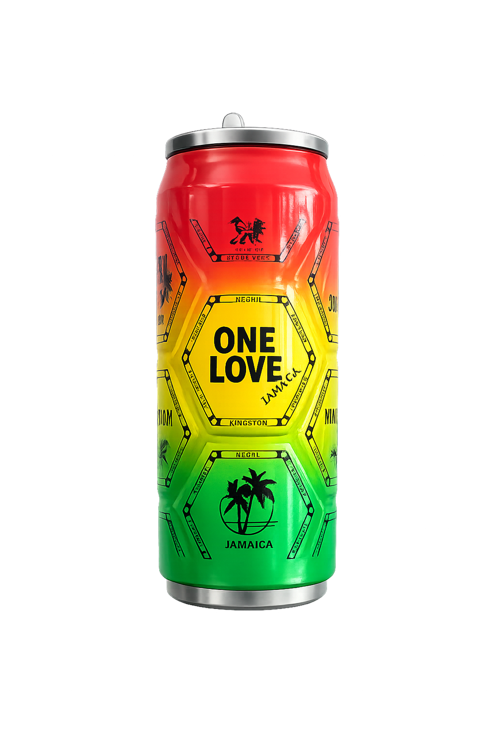 Jamaica 16 oz Insulated Can-Shaped Tumbler