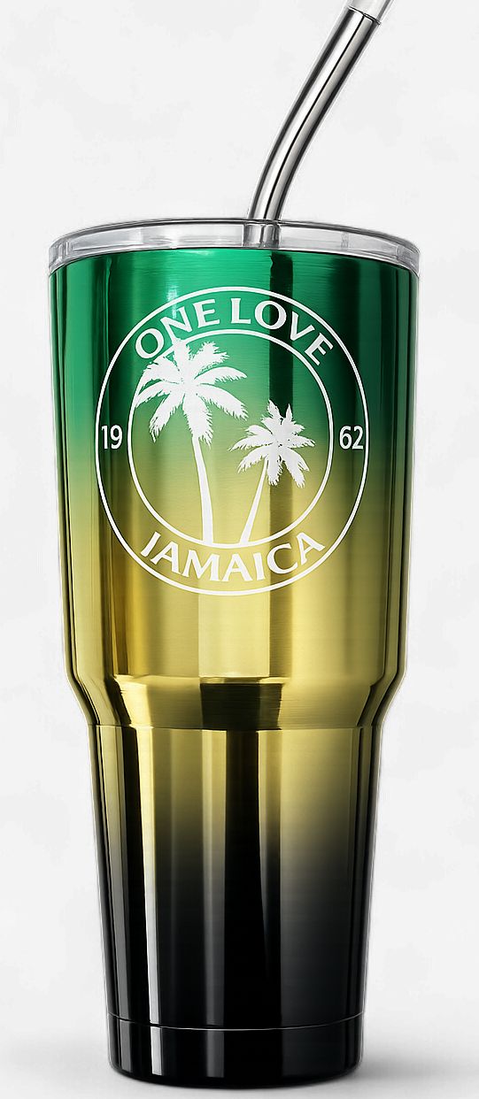 Jamaica Insulated Travel Mug with Straw (20oz, 30oz &amp; 40oz)
