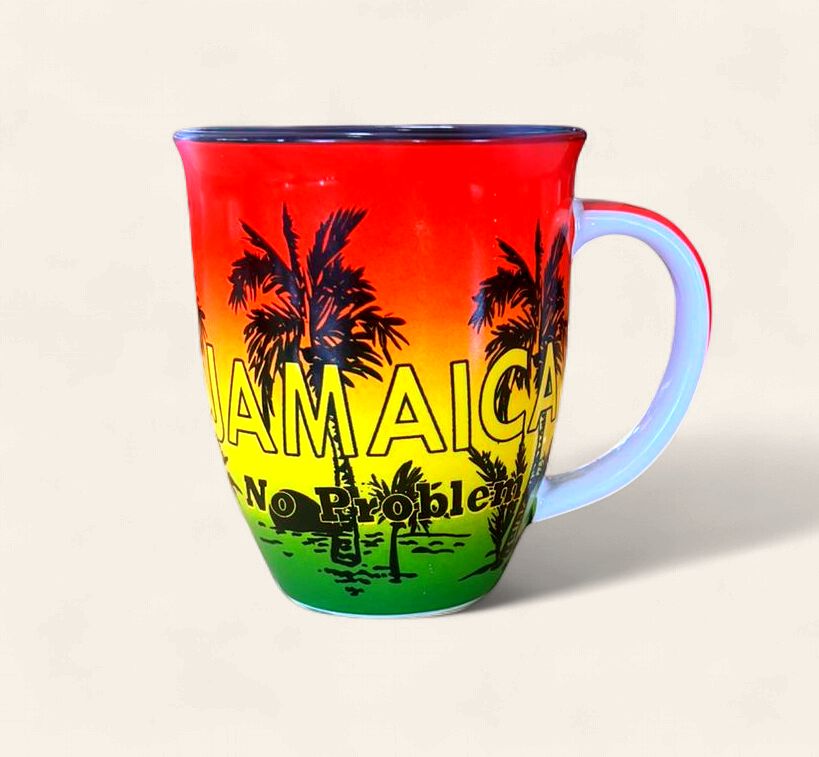 Jamaica Tropical Sunset Ceramic Coffee Mug 12 oz