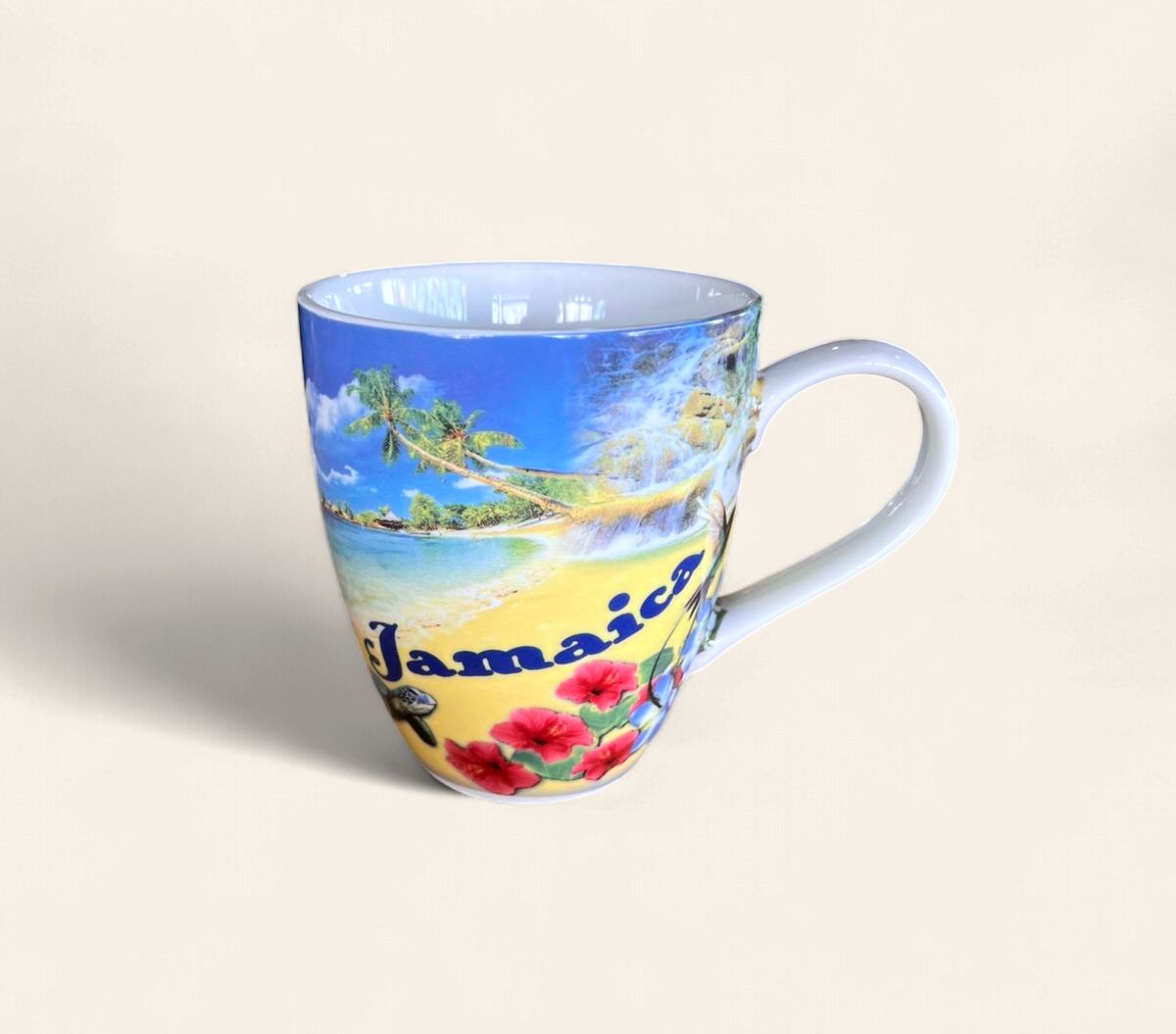 Jamaica Tropical Scenic Ceramic Coffee Mug 12 oz