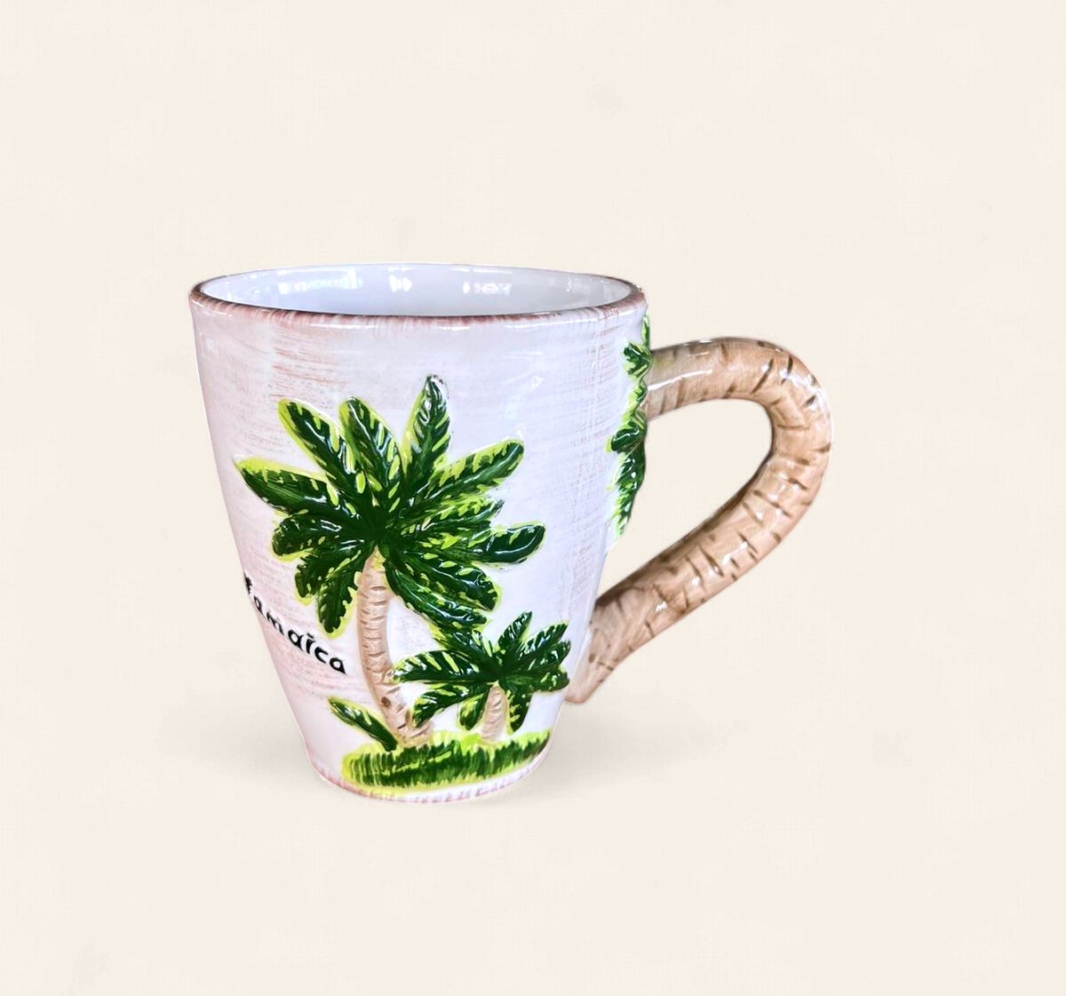 Jamaica Tropical Scenic Ceramic Coffee Mug 12 oz