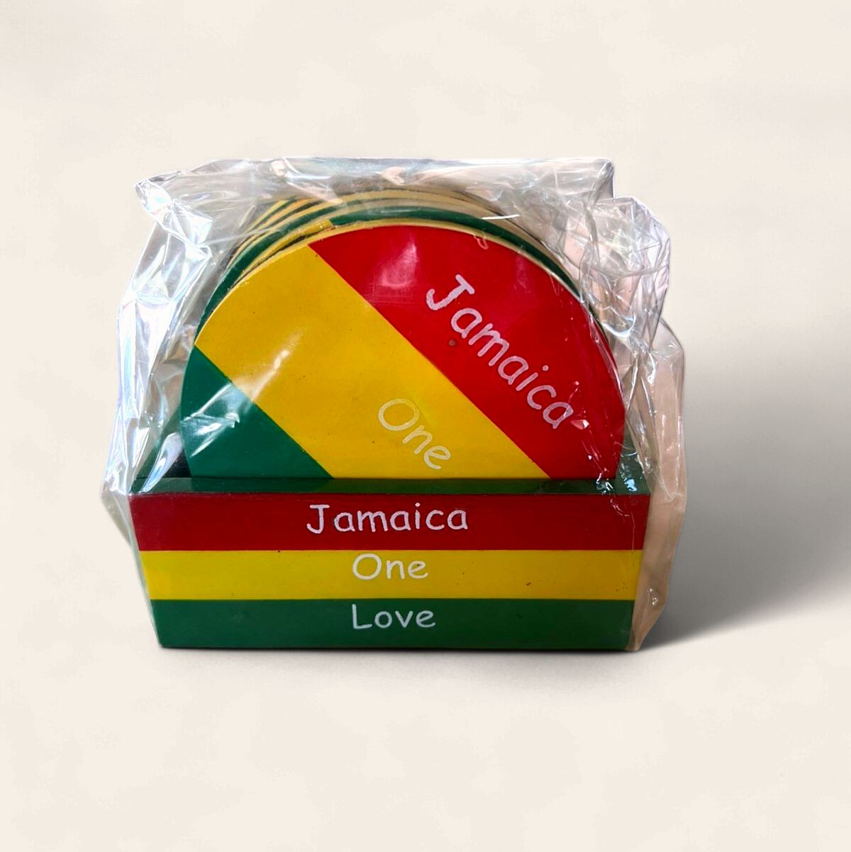 Jamaica Vintage Island Badge Ceramic Drink Coaster