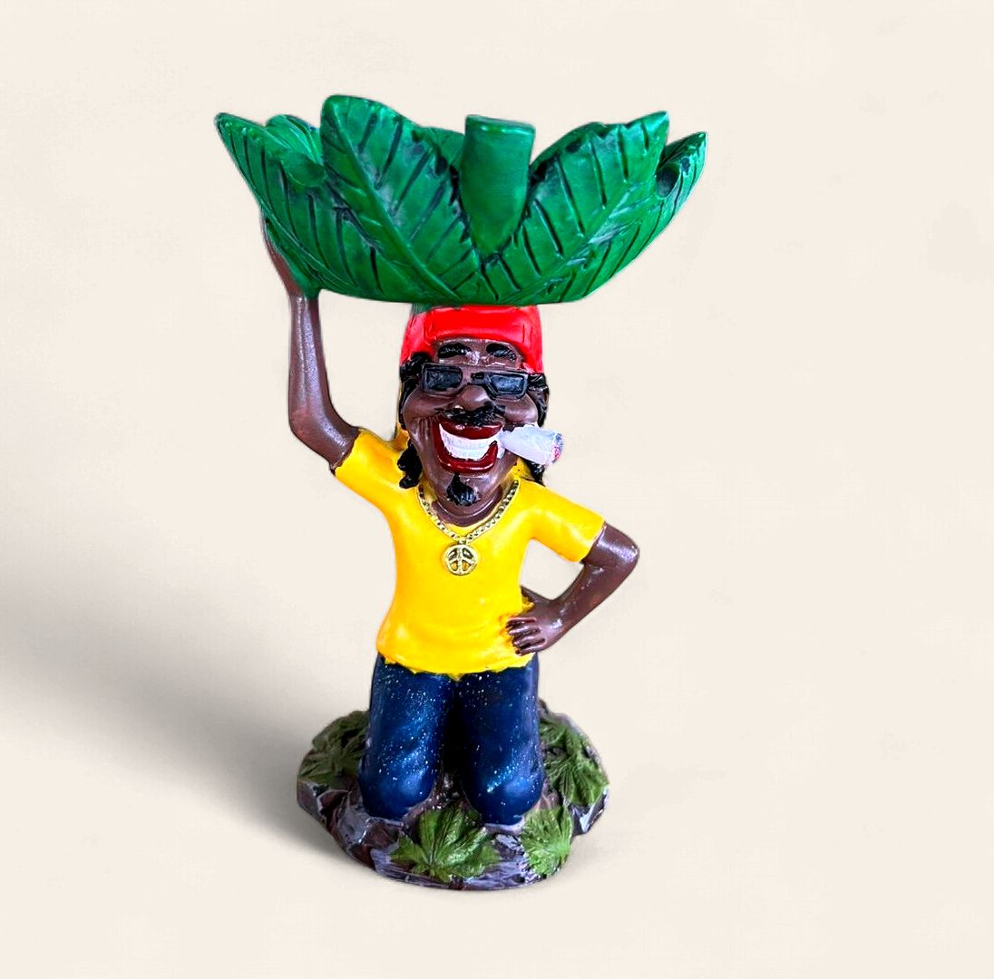 Jamaica Rasta Resin Ashtray &amp; Decorative Figurine
