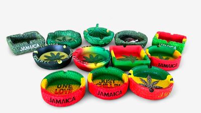 Jamaica Rasta Ashtray Souvenir