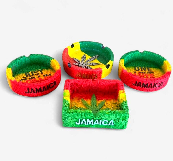 Jamaica Rasta Ashtray Souvenir