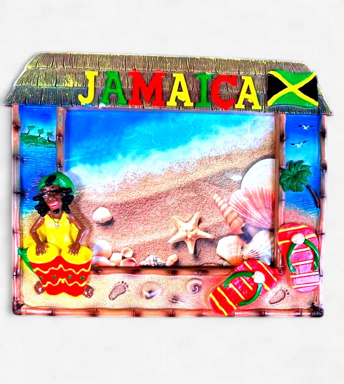 Jamaica Vacation Souvenir Photo Frame – Island Beach Theme Decor