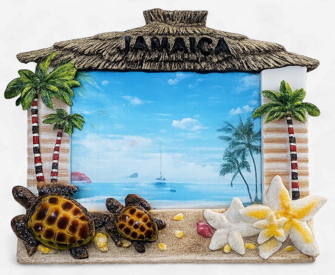 Jamaica Vacation Souvenir Picture Frame