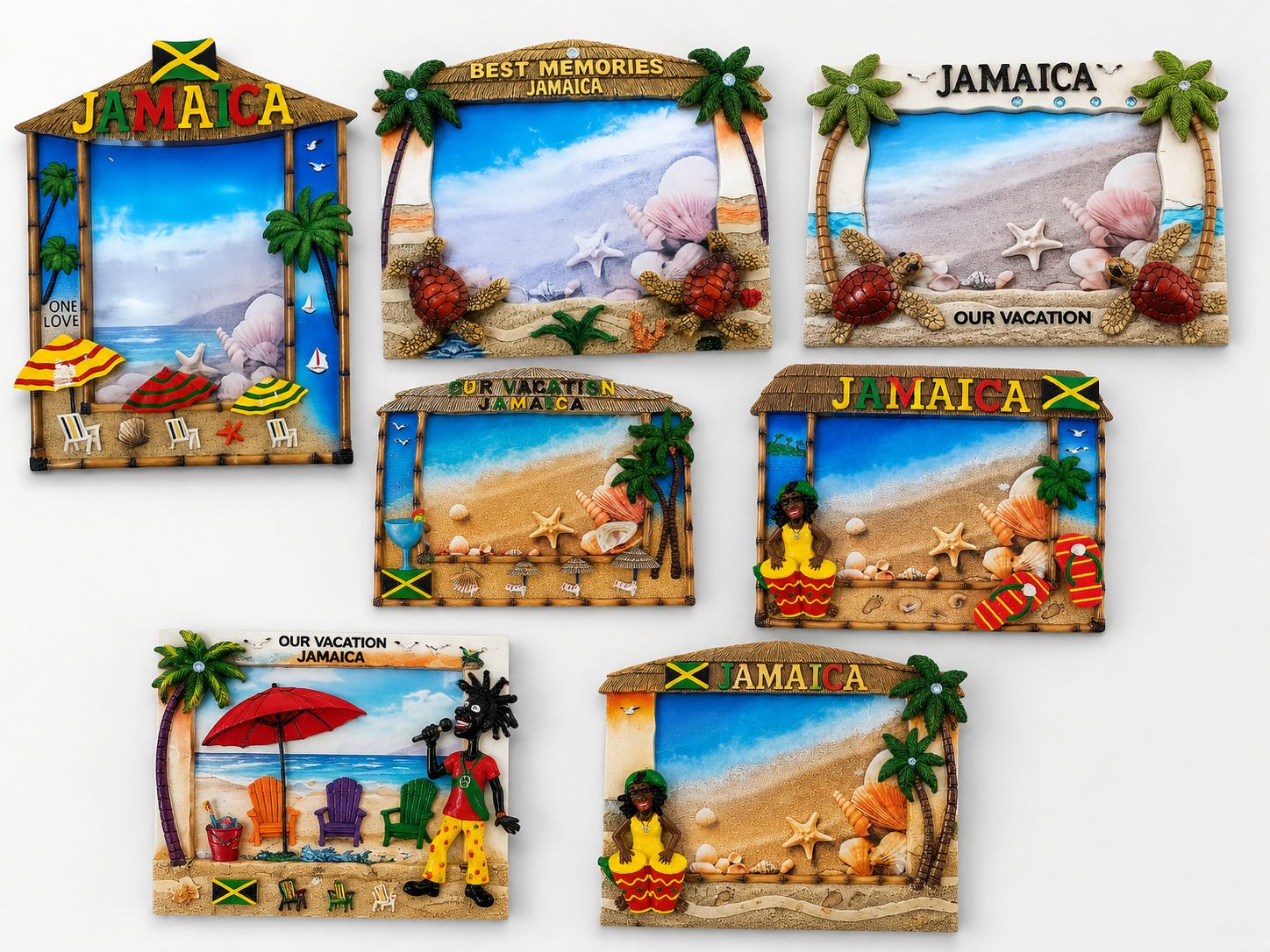 Jamaica Vacation Souvenir Picture Frame