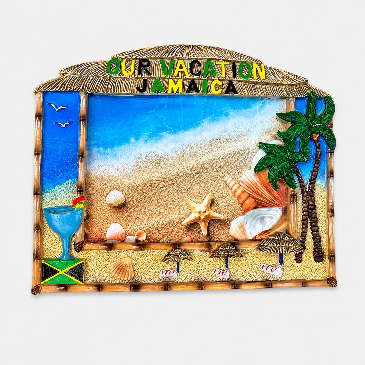 Jamaica Vacation Souvenir Picture Frame