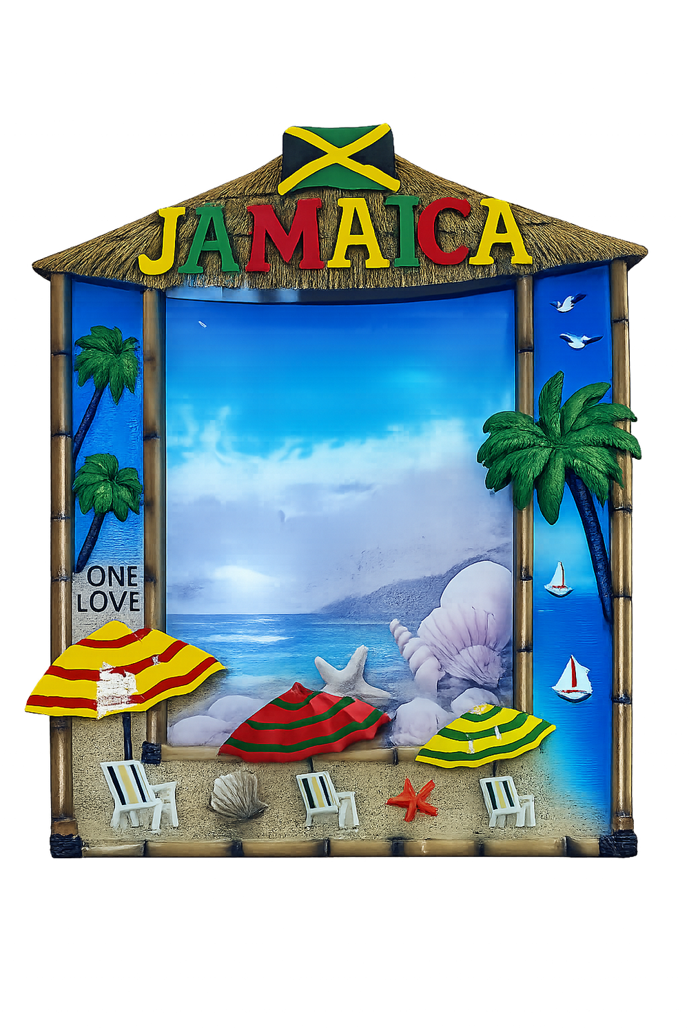 Jamaica Vacation Souvenir Picture Frame
