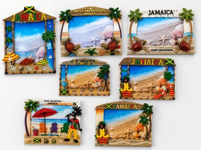 Jamaica Vacation Souvenir Picture Frame