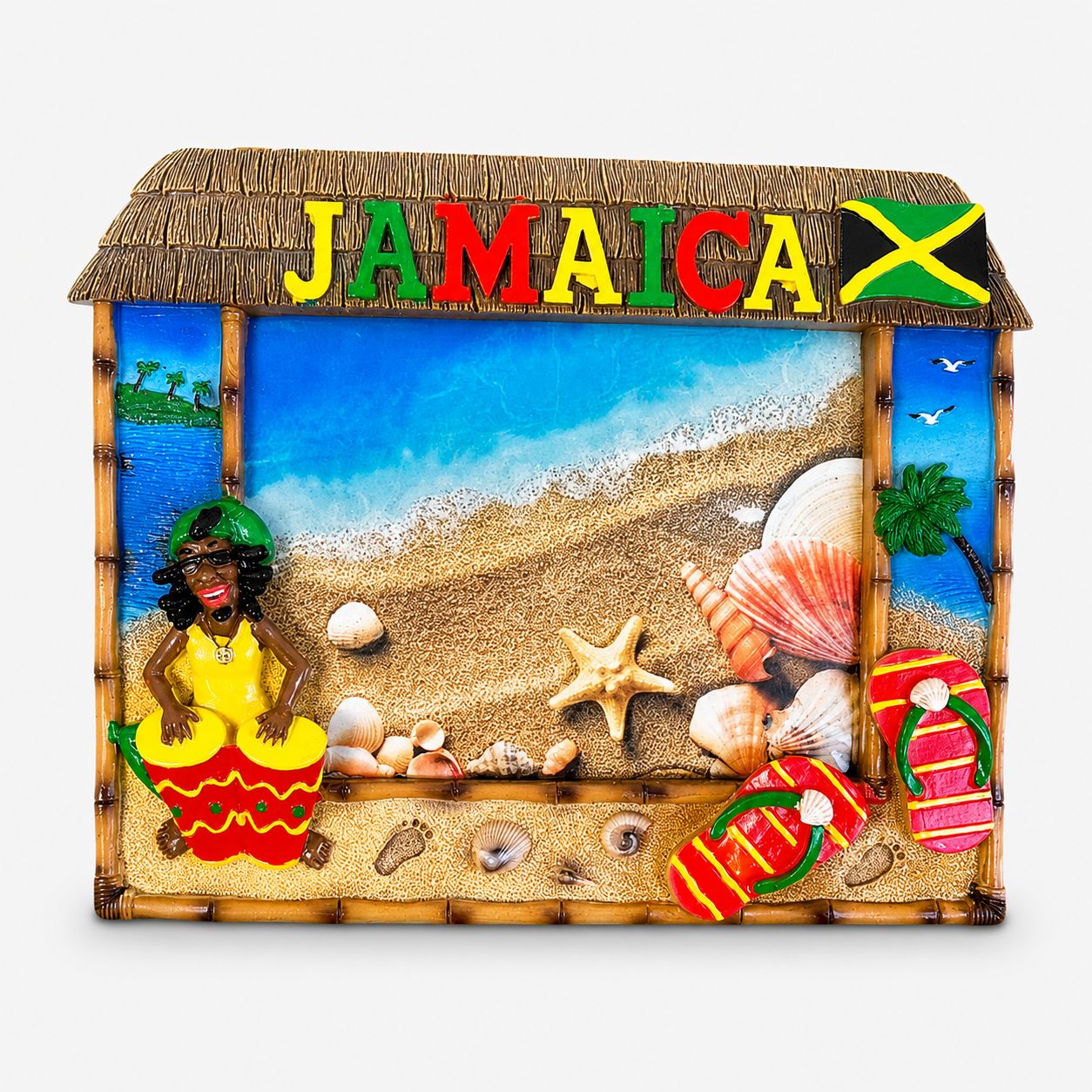 Jamaica Vacation Souvenir Picture Frame