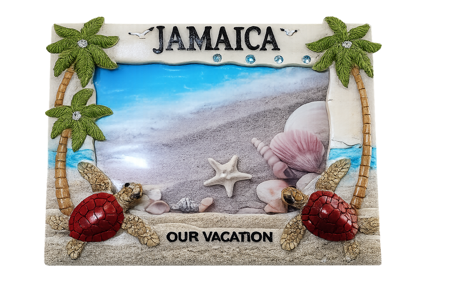 Jamaica Vacation Souvenir Picture Frame