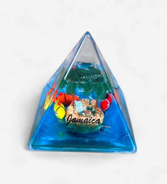 Jamaica Island Snow Globe &amp; Liquid Souvenir