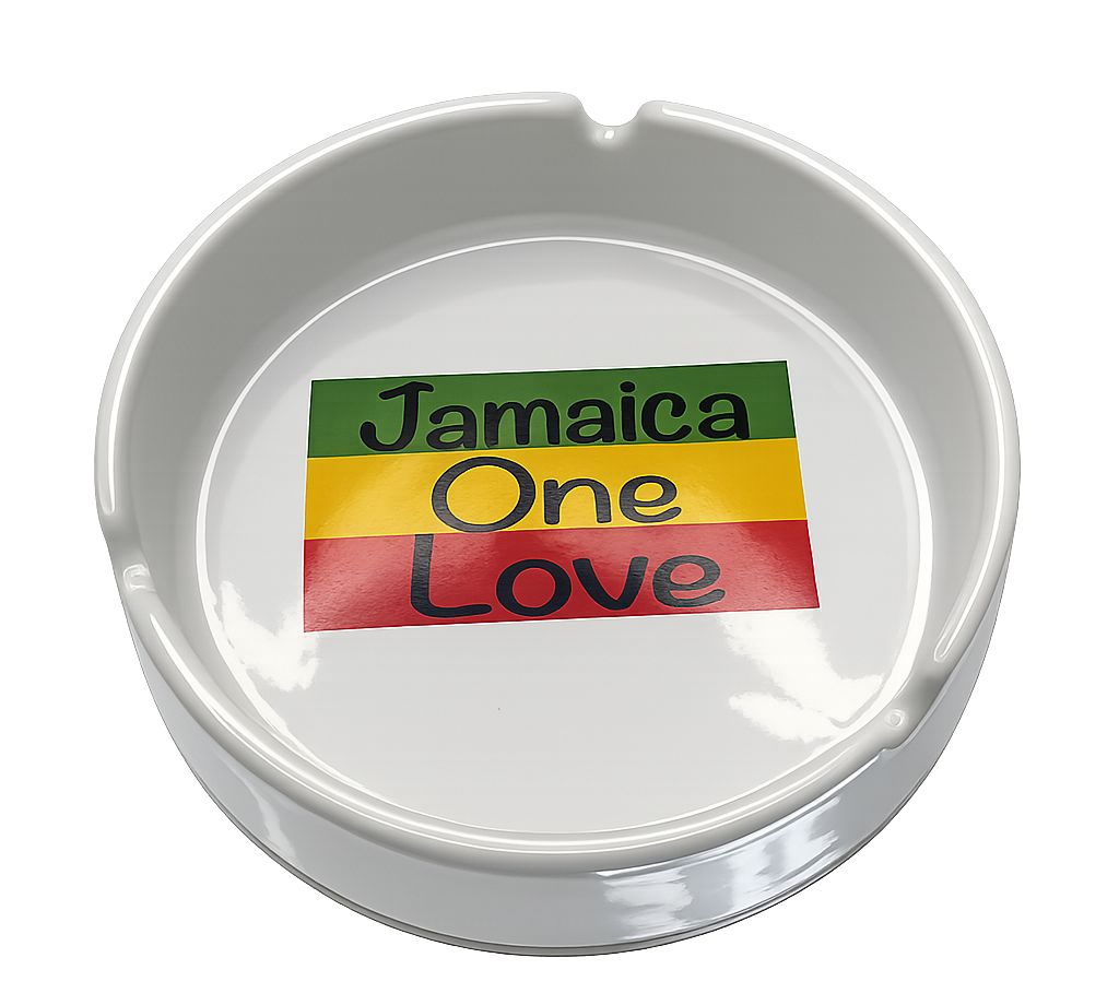 Jamaica Souvenir Ceramic Ashtrays