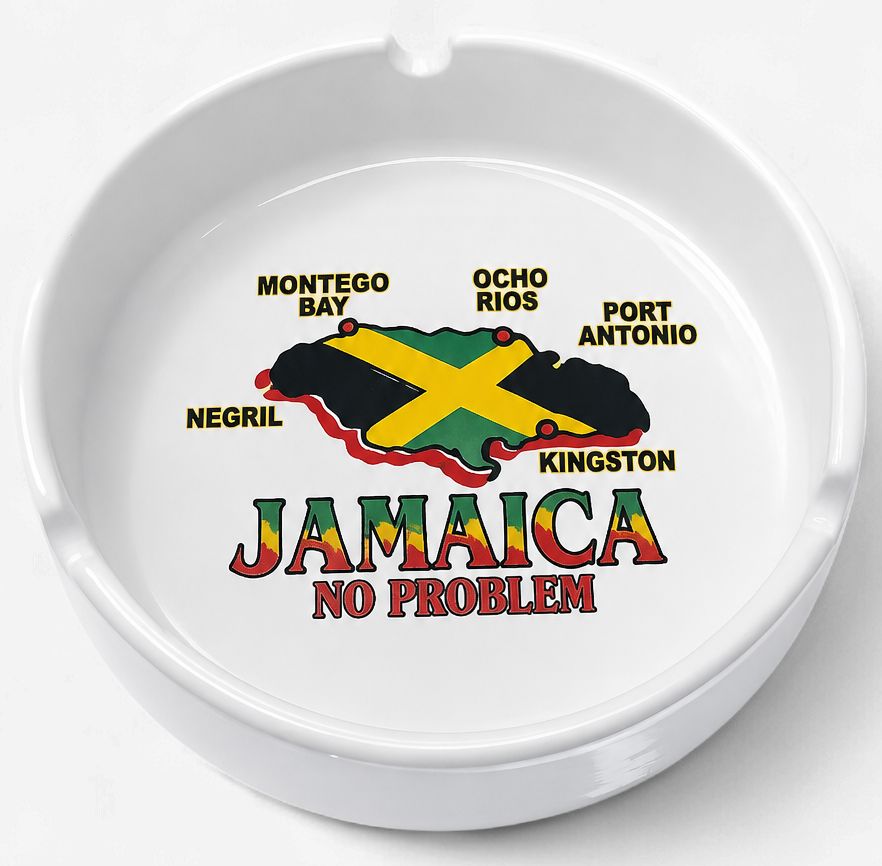 Jamaica Souvenir Ceramic Ashtrays
