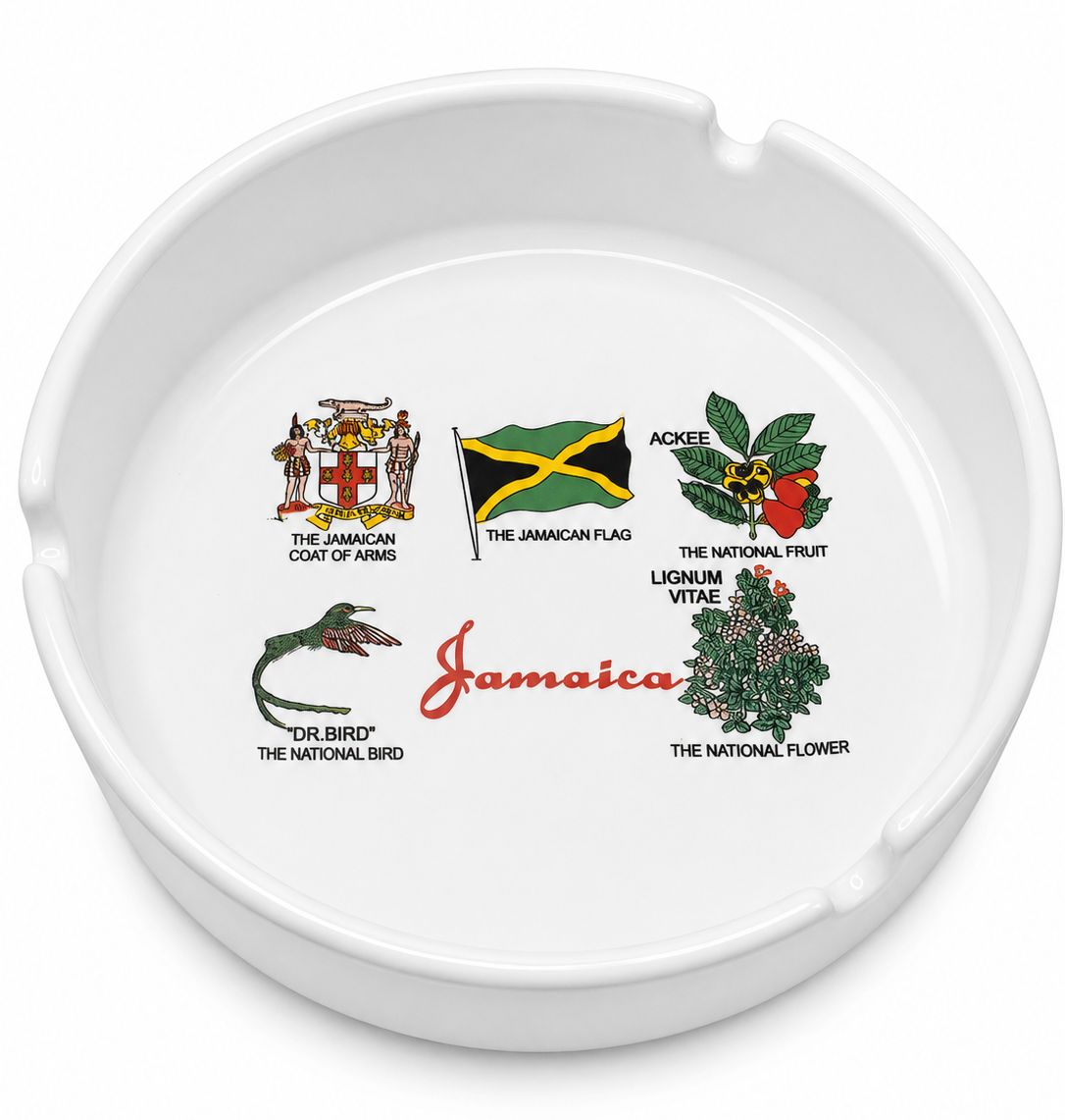 Jamaica Souvenir Ceramic Ashtrays
