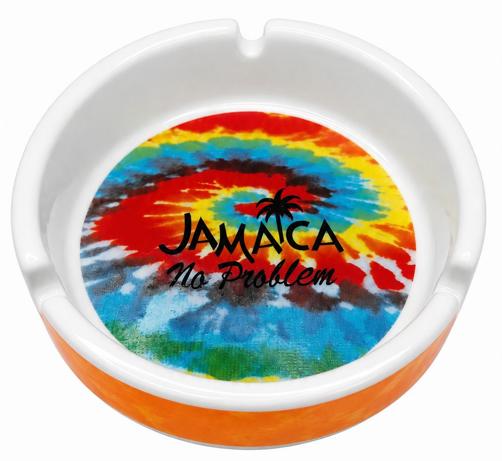 Jamaica Souvenir Ceramic Ashtrays